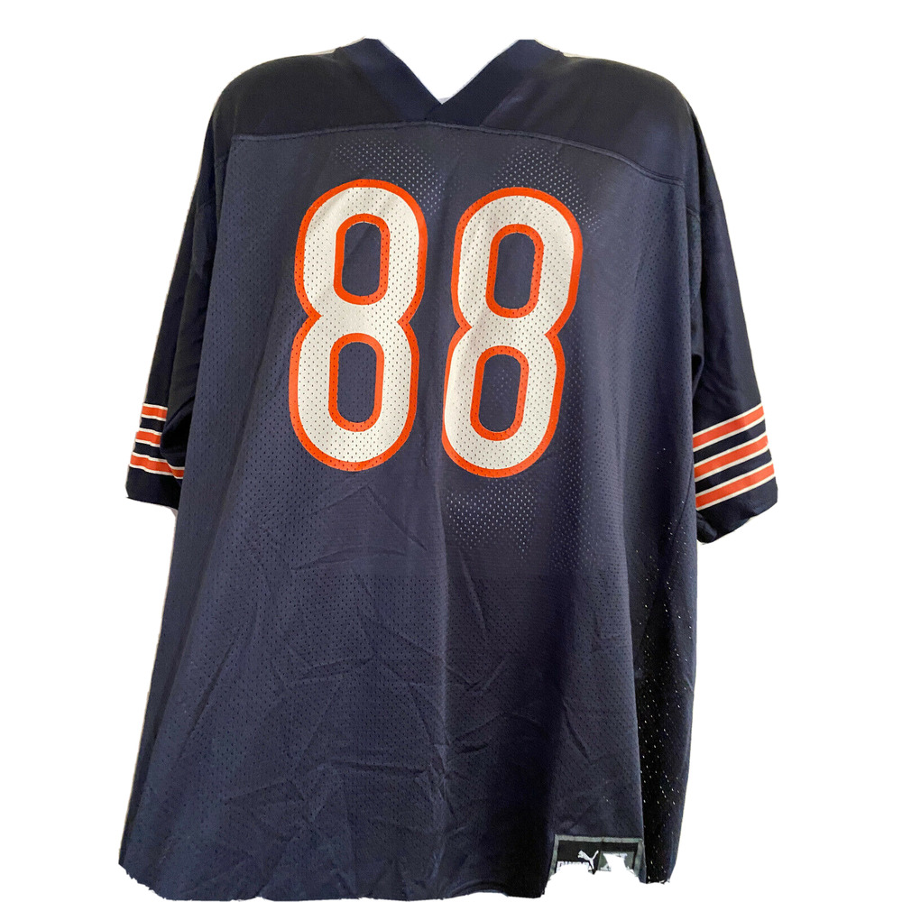 Puma Jersey Mens Size XL Blue Chicago Bears Marcus Robinson #88 Vintage Football